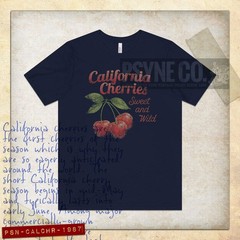 California Cherries Sweet and Wild 1987 Vintage Men’s T-Shirt