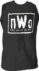 Adult Mens nWo New World Order WWE Wrestling Black Halloween Cosplay T-shirt