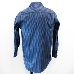 Stacy Adams Modern Fit Vintage Geometric Diamond Print Men’s Shirt Retro XL