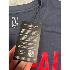 NWT 1st phorm Navy 30 for the kids tee dues paid men’s Graphic Tee medium
