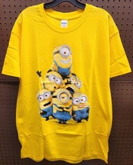 MINIONS Despicable Me Minions Adult T-Shirt Yellow NEW Large XL or 2X
