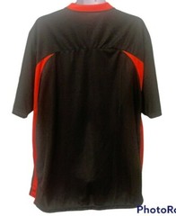 Augusta Sportswear Mens Victor Replica Jersey 2XL Short Sleeve Black Orange