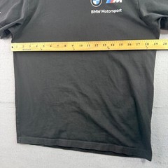 Puma BMW Motorsport M Series Black Graphic T-Shirt Mens Medium Short Sleeve Tee