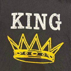 Delta Pro Weight King Crown Graphic Streetwear Grunge T Shirt Adult Small