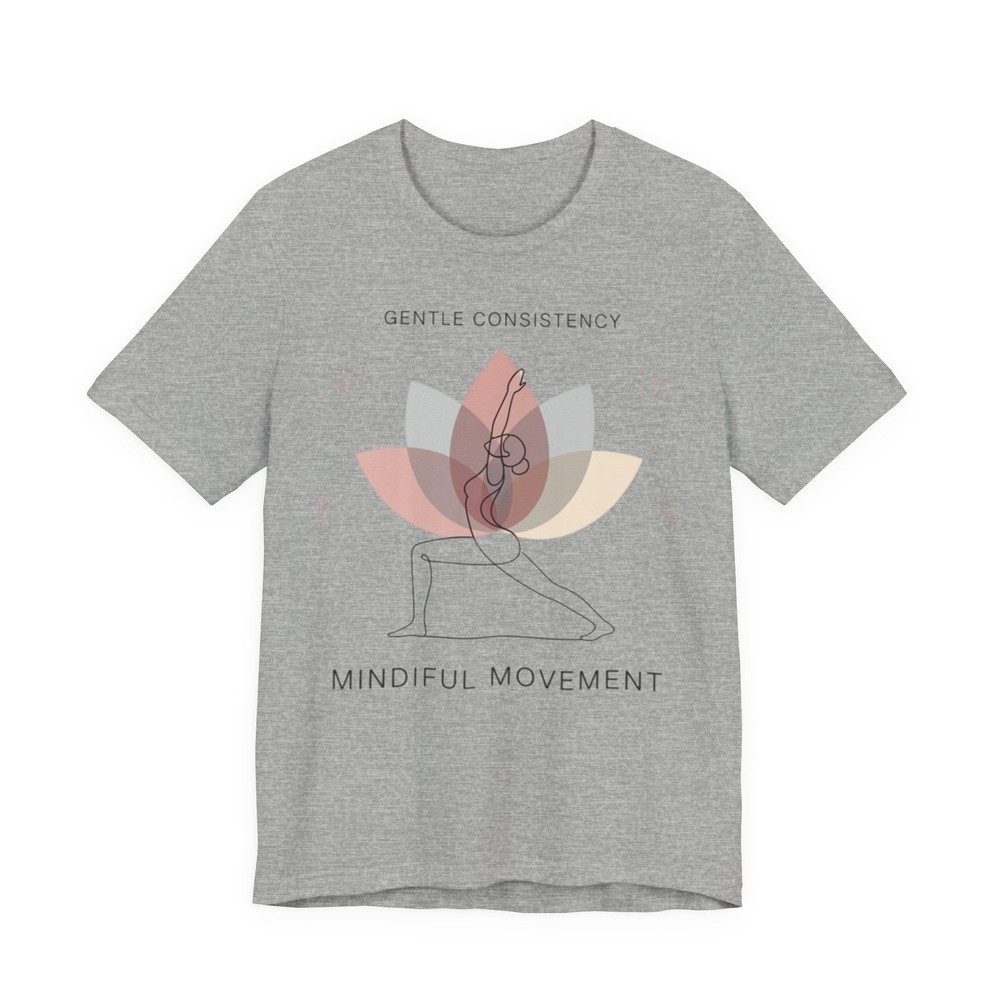 Soft Strength Pilates Tee | wellness pastel stretch art shirt
