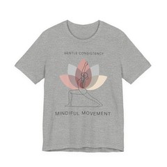Soft Strength Pilates Tee | wellness pastel stretch art shirt