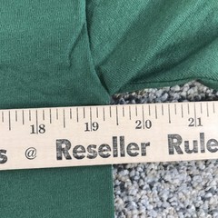 Vintage Russell Athletic Shirt Mens Small Dark Forest Green Henley NuBlend