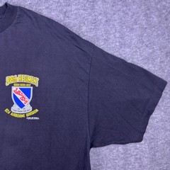 508th Regiment 82d Airborne Army Shirt Mens 2XL Black Fury Tee 7.62 Design