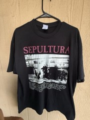 Sepultura 1994 Chaos Vintage 90s Band Concert Tour Black XL T-Shirt REPRINT
