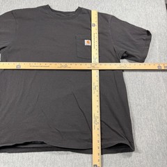 Carhartt Shirt Mens XL Black Loose Fit Workwear Pocket Short Sleeve Crewneck Tee