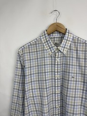 🇫🇷 Vintage 90s Lacoste Regular Fit Shirt Made in France Retro Size 43