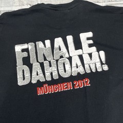 FC Bayern Munich Mia San Dahoam Men’s Size L Large 2012 Black T-Shirt VGC Shirt