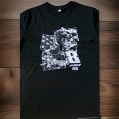 2026 2XL Kyle Busch #8 RCR Racing Patriotic American Flag Graphic T-Shirt & 1 XL