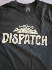 Dispatch Summer Tour 2022 Size Large T-Shirt Deep Green Concert Tour.