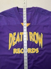 Death Row Records Los Angeles 91 Jersey Shirt Purple Paisley Hip Hop 2XL