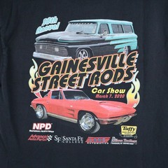 Gainesville Street Rods 38th Annual Car Show Graphic T-Shirt Men’s Small