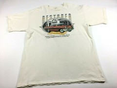 Vintage HL Miller Mens XL Restored Classic Car Biblical Saying Graphic Print Tee