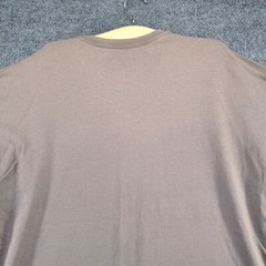 Unbranded Men’s Skull Print T-Shirt Tan 3XL Short Sleeve Crew Neck Straight Hem