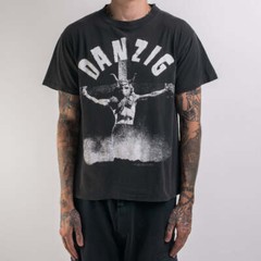 1990 Danzig Uncensored black T-Shirt Unisex heavy cotton 90s NH8631