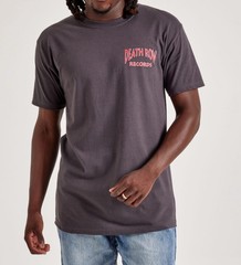 New Death Row Records Cartoon Chair Tee Grey Charcoal T-Shirt