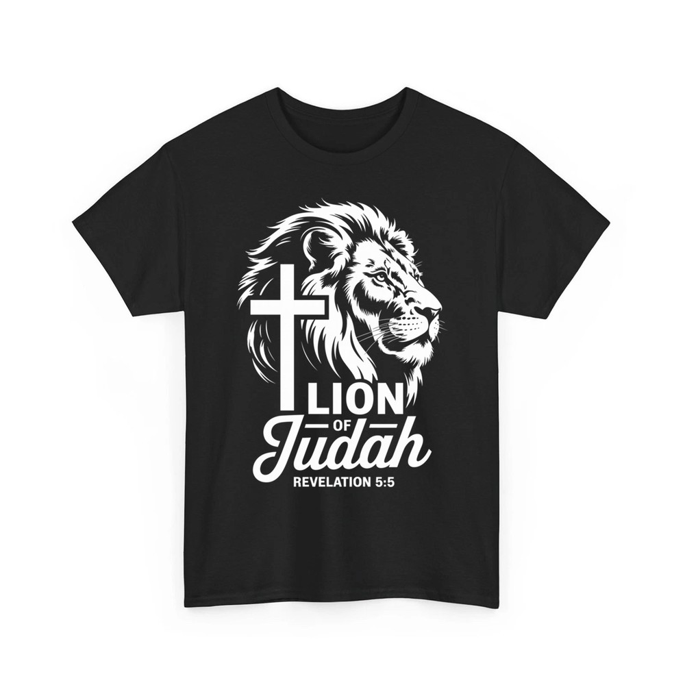 Christian Faith Jesus Christ Lion of Judah Strength Cross Unisex T-Shirt