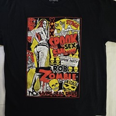 Rob Zombie Black Short-Sleeve Graphic Tee . Concert