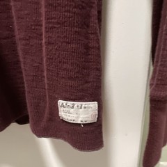 American Eagle Outfitters Men’s Burgundy Graphic Crew Neck Logo Tee Size L/G