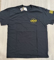 United States Air Force “USAF EST 1947” Military Logo Black T Shirt Tee – Sz L