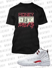 Money Talks Hip Hop Sneaker Tee Shirt Street Wear Big Tall Small Tee J12 Twist