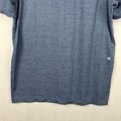 Mack Weldon Airknitx Crew Neck Short Sleeve Shirt Blue Men’s Size XL