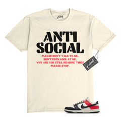 Dunk Bright Crimson Black Toe Pale Ivory Low T Shirt to Match AS