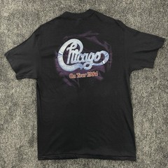 Vintage 1984 Chicago 17 On Tour Hanes T-Shirt L 42-44 Single Stitch USA Cotton