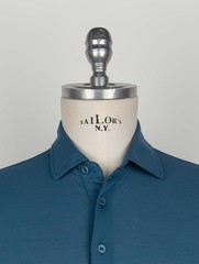 NEW KIRED BLUE COTTON POLO US 46 – EU 56 KRME17