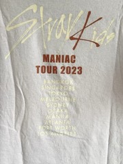 XL Stray Kids Maniac Encore Tour Concert Merch Shirt 2023 – Light Purple