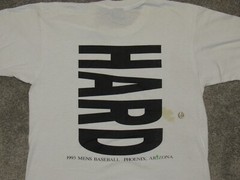 Vtg 1993 PHOENIX Baseball T-SHIRT Mens L Play Ball Hard Arizona 90s Funny Sports