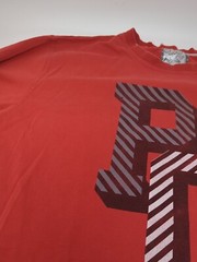 Play Cloths PC Front Graphics Red Men’s T-Shirt Size Large