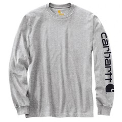 Carhartt K231 Heavyweight Loose Long Sleeve Logo T-Shirt