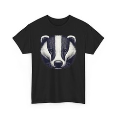 Animals Lovers Badger T-shirt – Novelty Artistic Graphic Tee