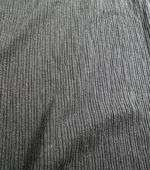 H&M Men’s Medium Ribbed Knit Loose Fit Coupe Ample Solid Black T-Shirt NWT