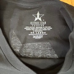 Jeffree start fashion graphic t-shirt Size 3 XL black color 100% Cotton