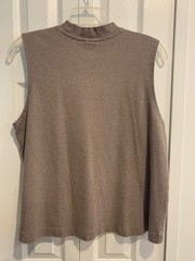 PACT Men’s Cool Stretch Tank Size XL Organic Cotton Taupe Sporty Sustainable