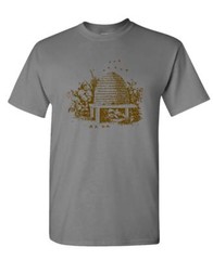 VINTAGE BEE HIVE – Unisex Cotton T-Shirt Tee Shirt