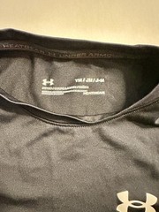 Under Armour Youth HeatGear Sleeveless T-Shirt Black – Size YM