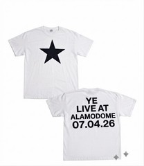 Kanye West YE BULLY Live At ALAMODOME 07.04.26 Concert T Shirt New