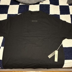 Essentials Fear of God Jet Black Solid Crew Neck Short Sleeve T-Shirt L