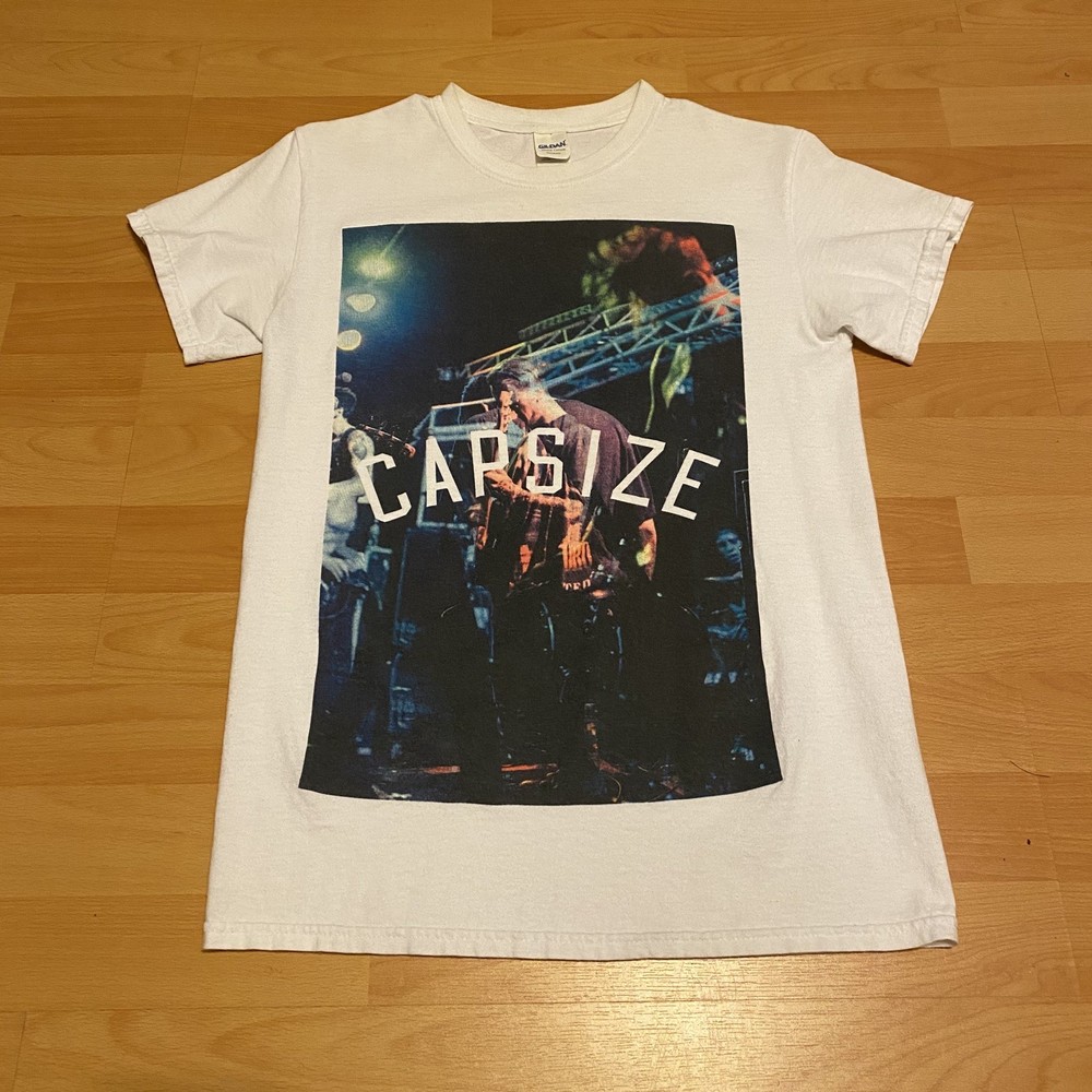 Capsize Live Photo White T-Shirt Men’s Size Small Angst In My Veins Band