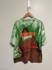 Vintage 90s Donkey Kong Country Super Nintendo All Over Print T Shirt Size Large