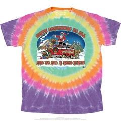 Happy Christmas T-Shirt Liquid Blue