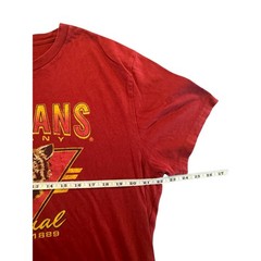 Lee Jeans Graphic T Shirt Mens Large Red Tiger Logo Tee Cotton Short Sleeve