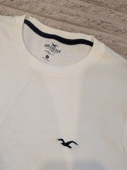 Hollister California Muscle Fit T-Shirt Men’s Medium White Short Sleeve Tee